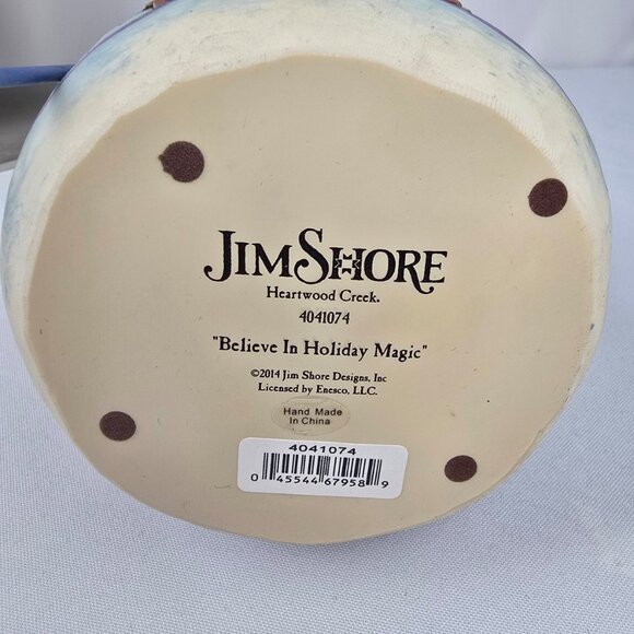 Jim Shore for Enesco Heartwood Creek Winter Wonderland Snowman Figurine 4041074 - Picture 7 of 10